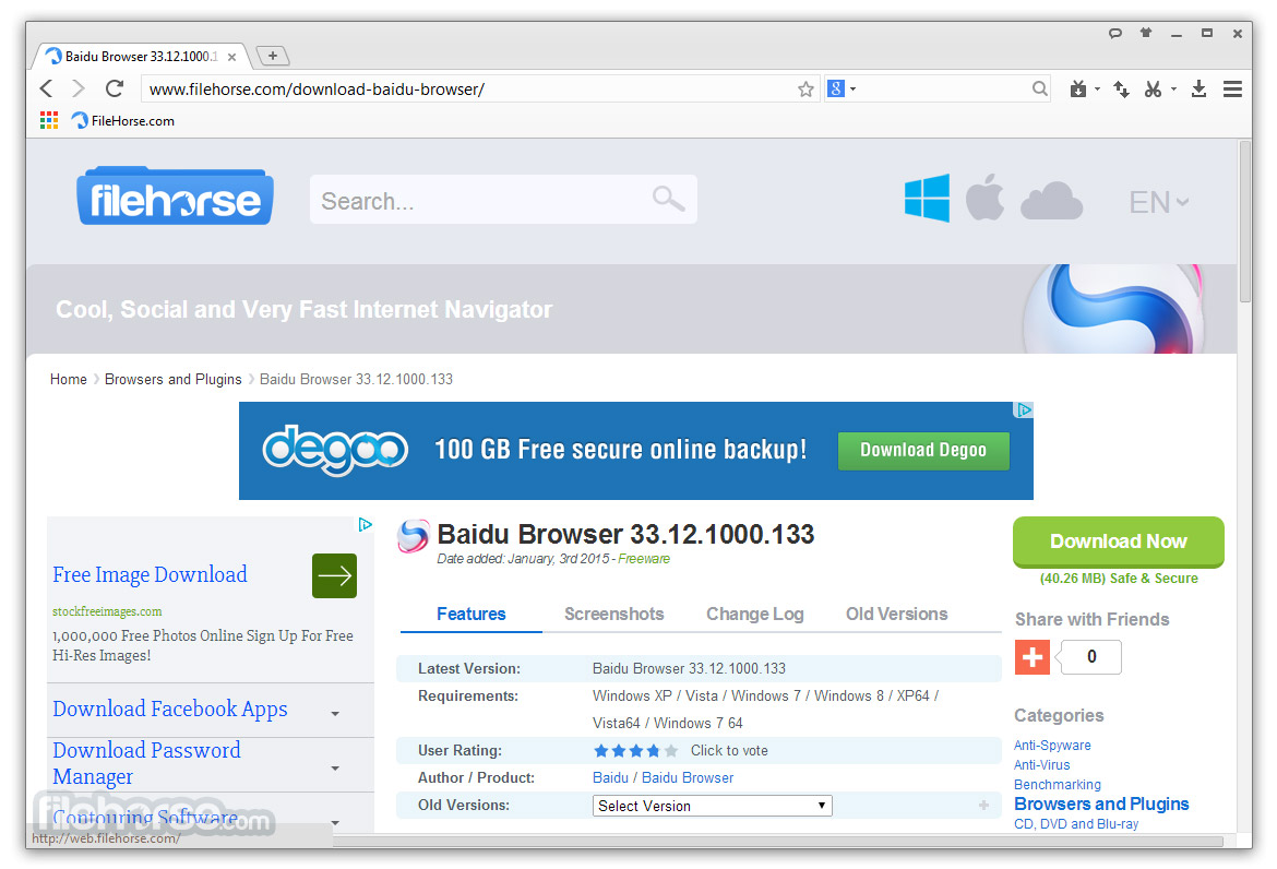 baidu browser free download for pc